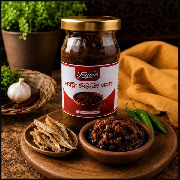 Tayyib লইট্টা শুঁটকি ভর্তা (শীলপাটায় বাটা) – 200g